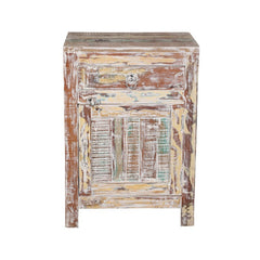 Rustica Reclaimed Solid Wood Bedside Table 72