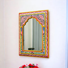 Avani Hand Painted Solid Wooden Mirror Frame 71