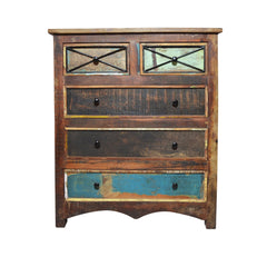 RUSTICA Reclaimed wood Chest of Drawers