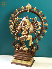 Indian Lord Ganesha Handmade Brass Statue