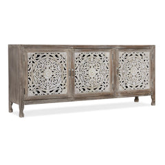 Dynasty Hand Carved Solid Wood Media TV Units B22