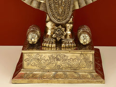 Indian Lord Shri Krishna as Shrinath Ji Brass Statue