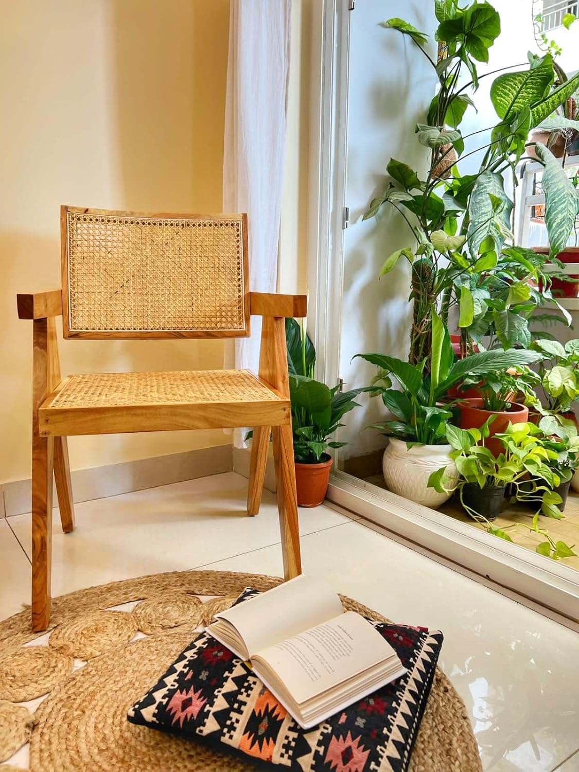 The Gileteen Pierre Jeannret Arm Chair for Dining & Living Room Teak Wood