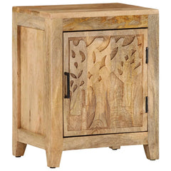 Mango Classic Handmade Solid Mango Wood Bedside Table 36