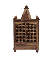 Sheesham Wood Handmade Mandir Home Temple In Natural