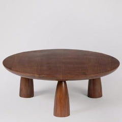 The Gileteen Mango Wood Coffee Table Dark Brown Acacia