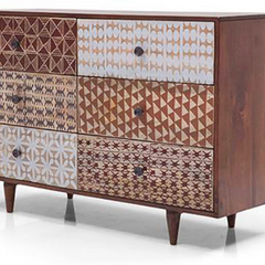 The Attic Vicent Solid Wood Sideboard Honey