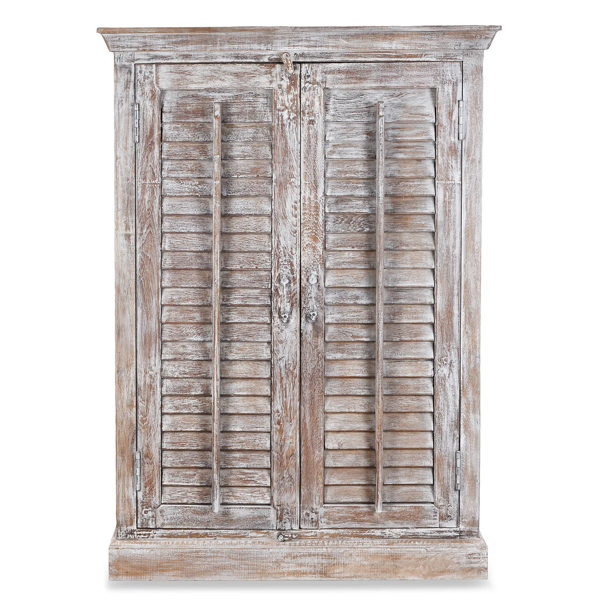 Salvage Reclaimed Wood Hand Carved Almirah Cabinet Wardrobe 03