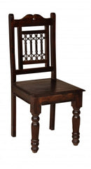 Hand Carved Solid Wood Dining Chair 28