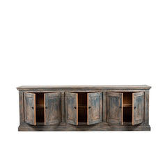 Rustica Reclaimed 6 Door Solid Hard Wood Sideboard