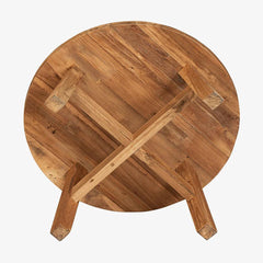Indian Hand Carved Solid Wood Coffee Table Natural C69