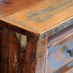 Nirvana  Reclaimed 2 Drawers Solid Wood Bedside Table    38