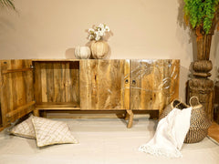 Kalah Hand Carved Solid Wooden Sideboard Buffet 170x80x37cm KLA0129