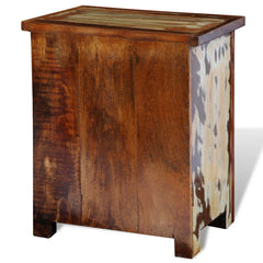 Nirvana  Reclaimed 2 Drawers Solid Wood Bedside Table    38