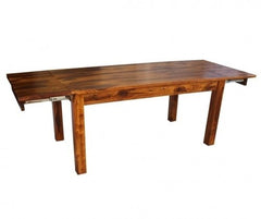 Boston Zen Contemporary Solid Woodend Extended Dinning Table