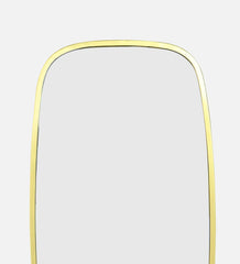 CORSICA Ohana Oval Full-Length Mirror Without Detachable Stand & Shelvesl Gold 140cm