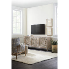 Dynasty Hand Carved Solid Wood Media TV Units B22