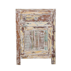 Rustica Reclaimed Solid Wood Bedside Table 72