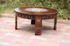 Indian Hand Carved Solid Wood Coffee Table C165