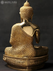 Indian Buddha Tibetan Buddhist Buddha In Brass Statue