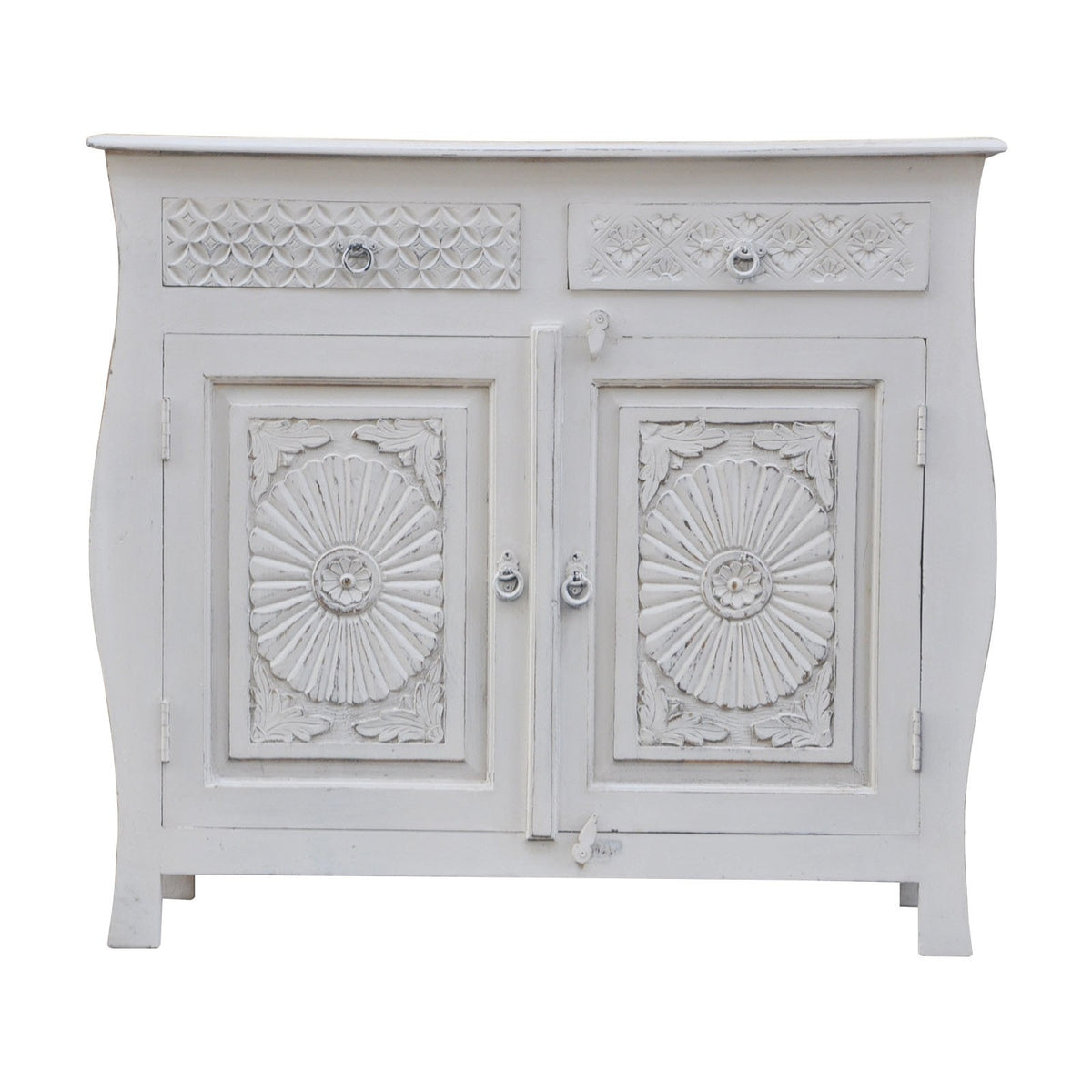 French Colonial Style Carved Sideboard