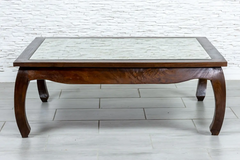 Indian Hand Classic Evergreen Solid Wooden Hall Table Coffee Table 125x100x47cm Brown