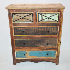 RUSTICA Reclaimed wood Chest of Drawers