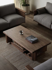 Indian Hand Carved Solid Wood Coffee Table C113
