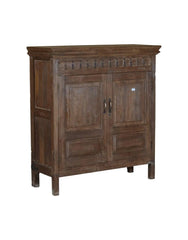 Indian Hand Carved Solid Wood Cabinet D67