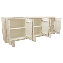 Rustica Reclaimed 6 Door Solid Hard Wood Sideboard