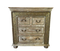 MADE TO ORDER Maharaja Wooden Chest of Drawers 100x40x100 cm