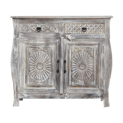 French Colonial Style Carved Sideboard