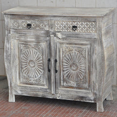 French Colonial Style Carved Sideboard