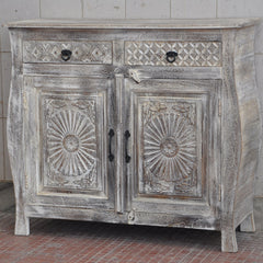 French Colonial Style Carved Sideboard