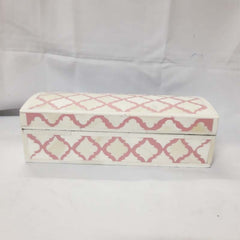 Real Bone Inlay Designer Luxury Jewellery Box Gift Storage Pink Mughal
