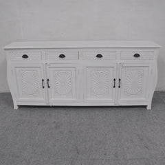 French Colonial Style Carved Large Sideboard