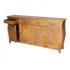 French Colonial Style Carved Large Sideboard