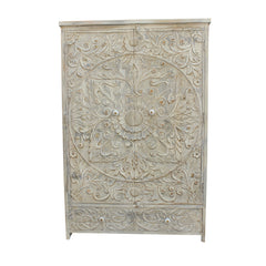 PARIS Hand Carved Solid Wood Cabinet