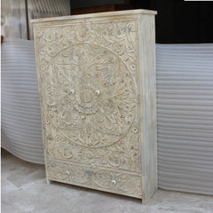 PARIS Hand Carved Solid Wood Cabinet