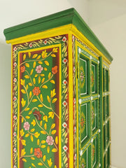 Avani Indian Hand Painted Solid Wood Cabinet Wardrobe D76