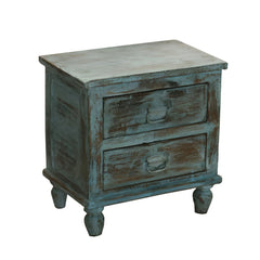 Rustica Reclaimed Solid Wood Bedside Table 73