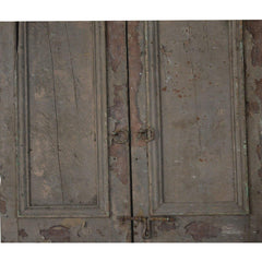 Indian Vintage Antique Hand Carved Teak Wood Door Panel 112