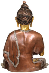 Indian Buddha Tibetan Buddhist Buddha In Brass Statue