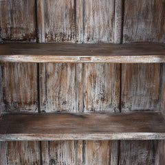 Salvage Reclaimed Wood Hand Carved Almirah Cabinet Wardrobe 03