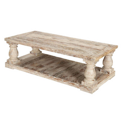 The Attic Troyes Mango Wood Coffee Table Natural