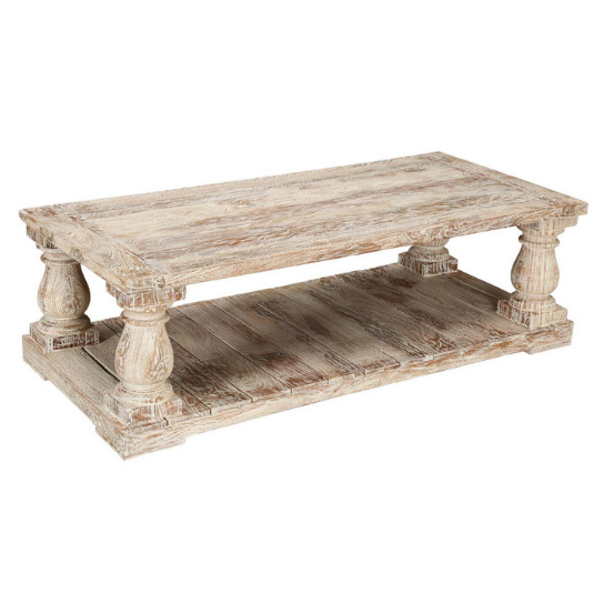 The Attic Troyes Mango Wood Coffee Table Natural