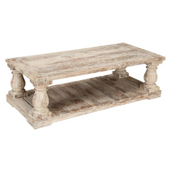 The Attic Troyes Mango Wood Coffee Table Natural