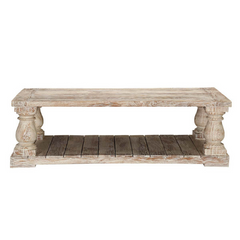 The Attic Troyes Mango Wood Coffee Table Natural