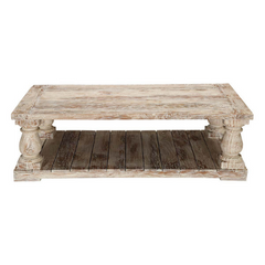 The Attic Troyes Mango Wood Coffee Table Natural