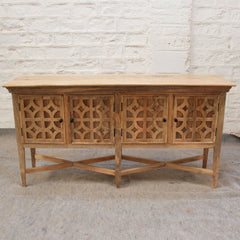 French Arched Doors raised buffet Sideboard 178x45x92cm